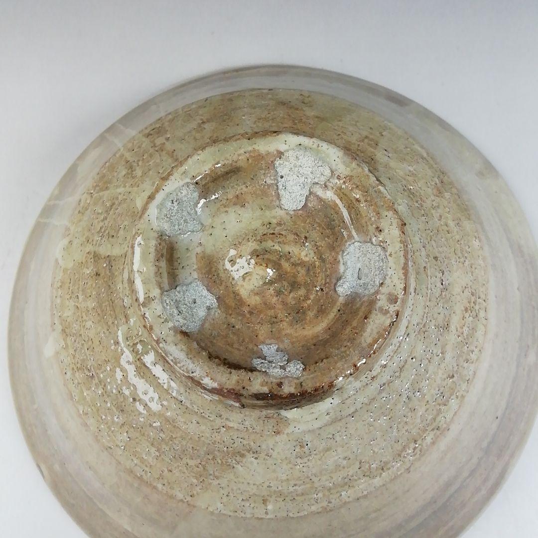 Ｔ５７９　茶碗　『粉引茶碗』『渡辺六郎』　共箱　抹茶碗　茶道具