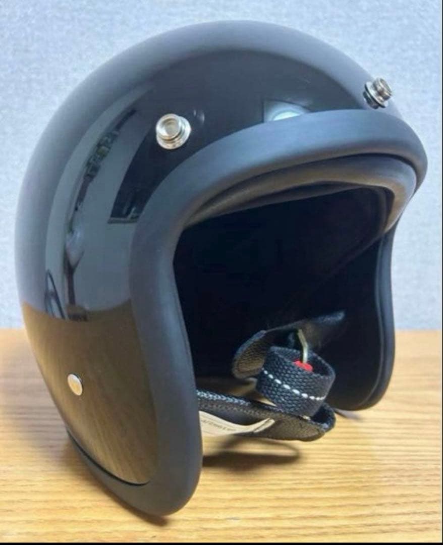 500TXタイプ ジェットヘルメットBUCO tt&co 黒、ブラック、XXL