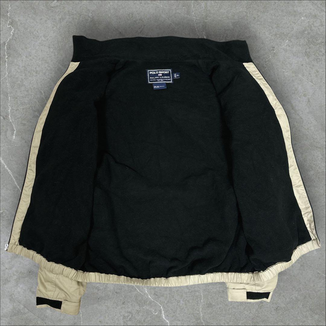 51]ポロスポーツ ラルフローレン刺繍ロゴ ウォームアップジャケットブルゾン古着