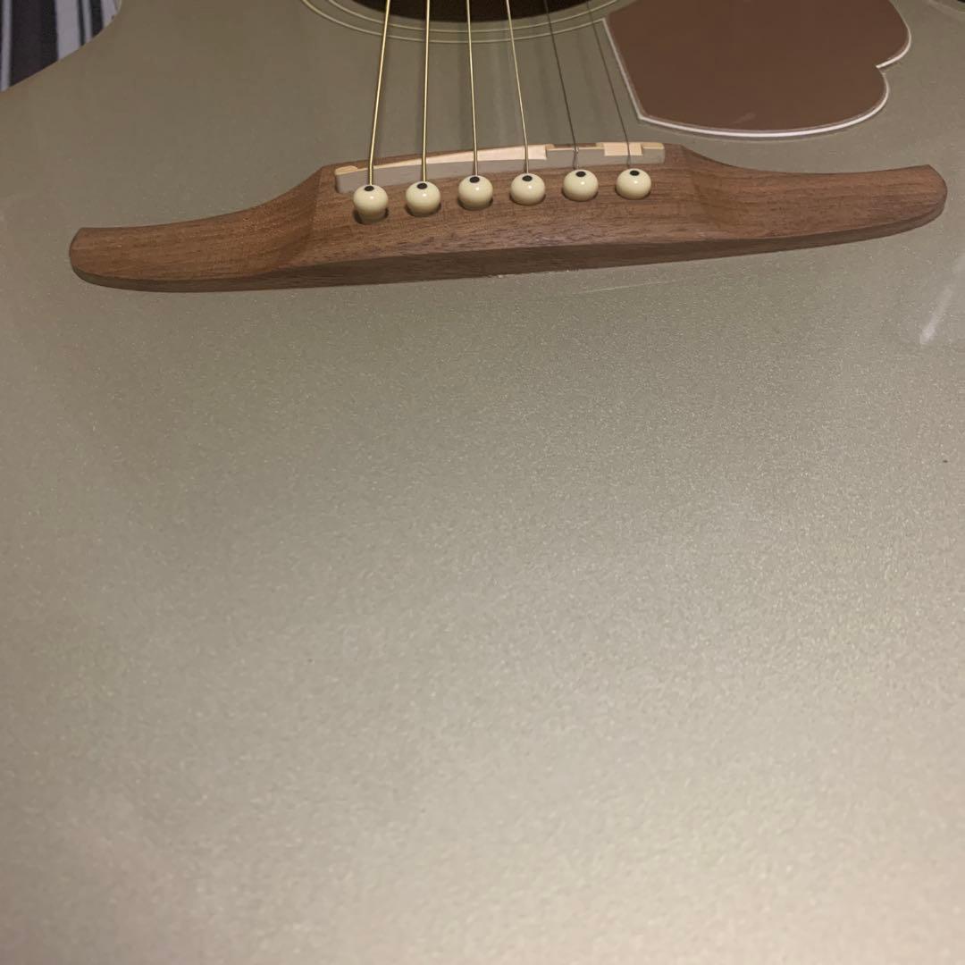 【希少カラー】調整済み Fender シャンパンゴールド 美品 アコギ