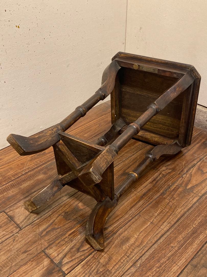 old maison オールドメゾン 無垢材 サイドテーブル 古材 古道具