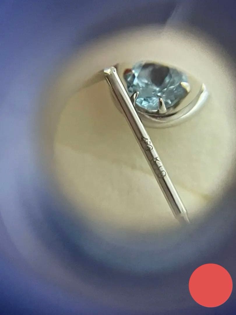 新品★4℃★K10★アクアマリン★雫ピアス