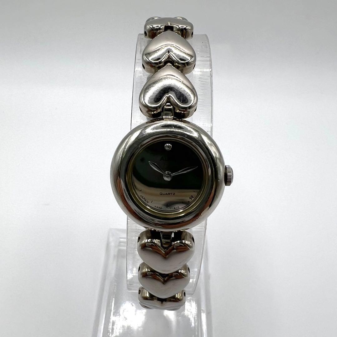 値下げ【SEIKO】ALBA 腕時計 ハート型メタルベルト 稼働品