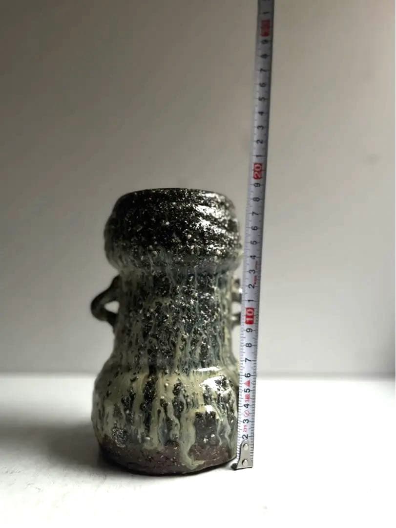 857 田中佐次郎 山瀬窯 朝鮮唐津花入 唐津焼 茶道 茶道具 美品 希少