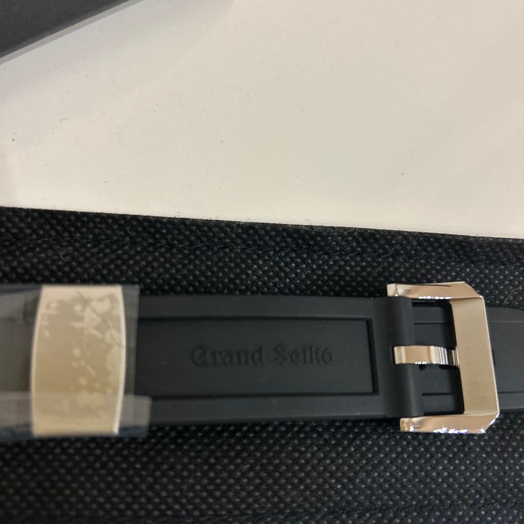 GS GrandSeikoグランドセイコー　純正ラバーストラップ　ブラック22㎜