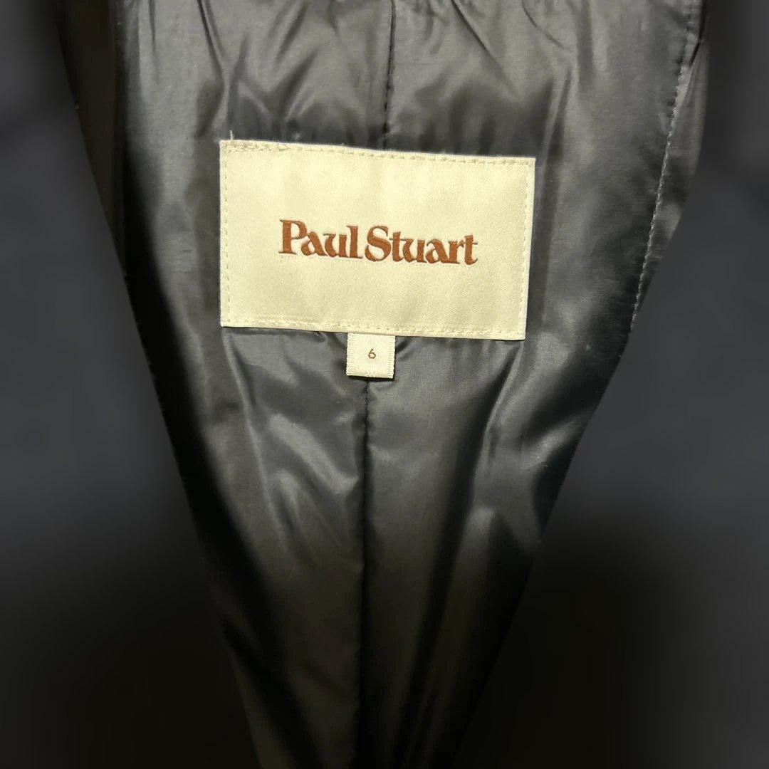 Paul Stuartポールスチュアート ネイビー　ダウン入り　チェスターコート