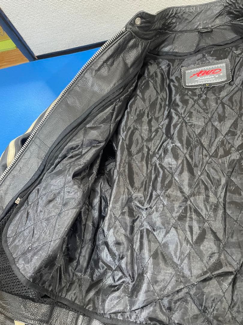 AWD　LEATHERS　ライダースジャケット　Lサイズ　AWL-001