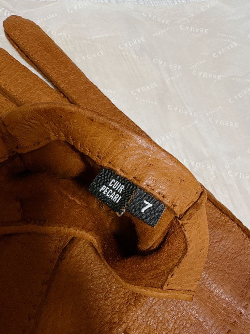 新品 CAUSSE GANTIER ペッカリー 手 袋グローブ CORK