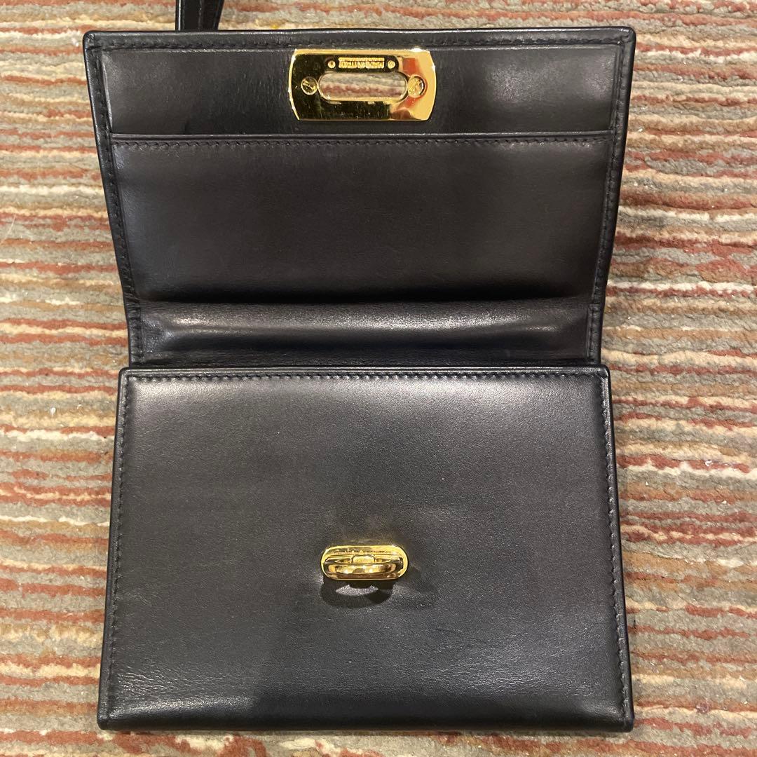 美品☆フェラガモ/SALVATORE FERRAGAMO三つ折りウォレット