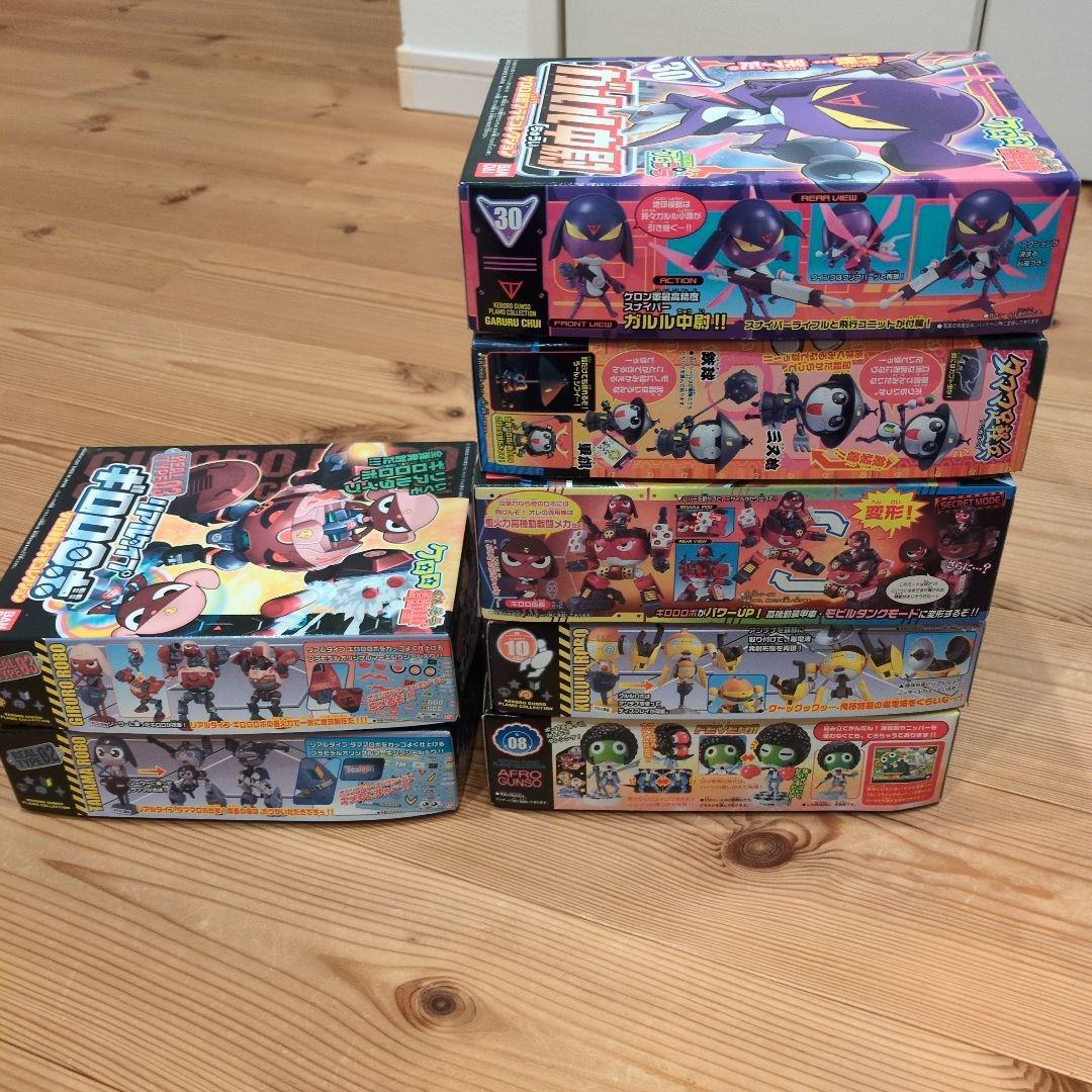 ケロロ軍曹　プラモデル　７体セット