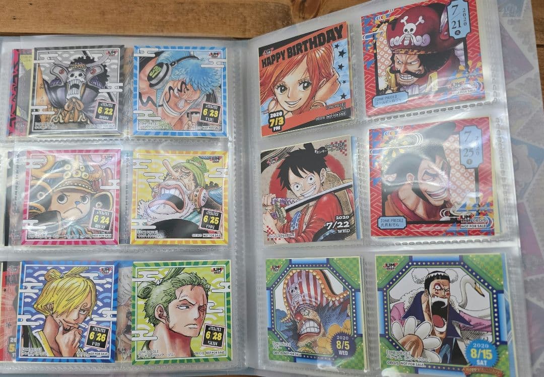 ワンピース　365日ステッカー　366日ステッカー　別種類ステッカーもあり