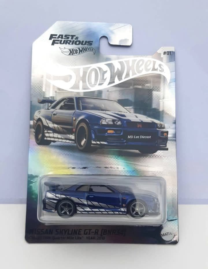 ホットウィール ワイルド・スピード NFT 日産スカイライン R34。
