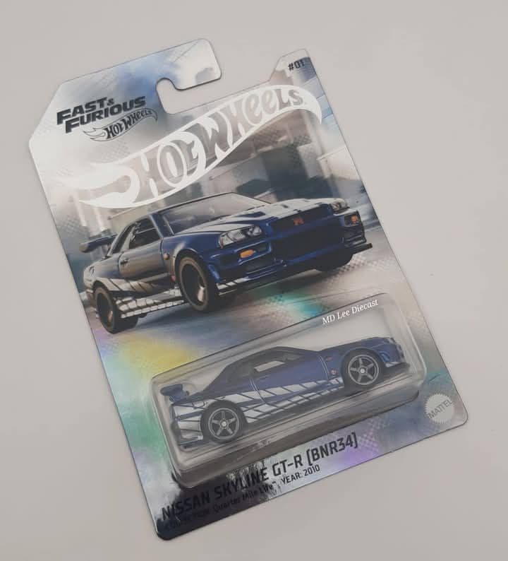 ホットウィール ワイルド・スピード NFT 日産スカイライン R34。