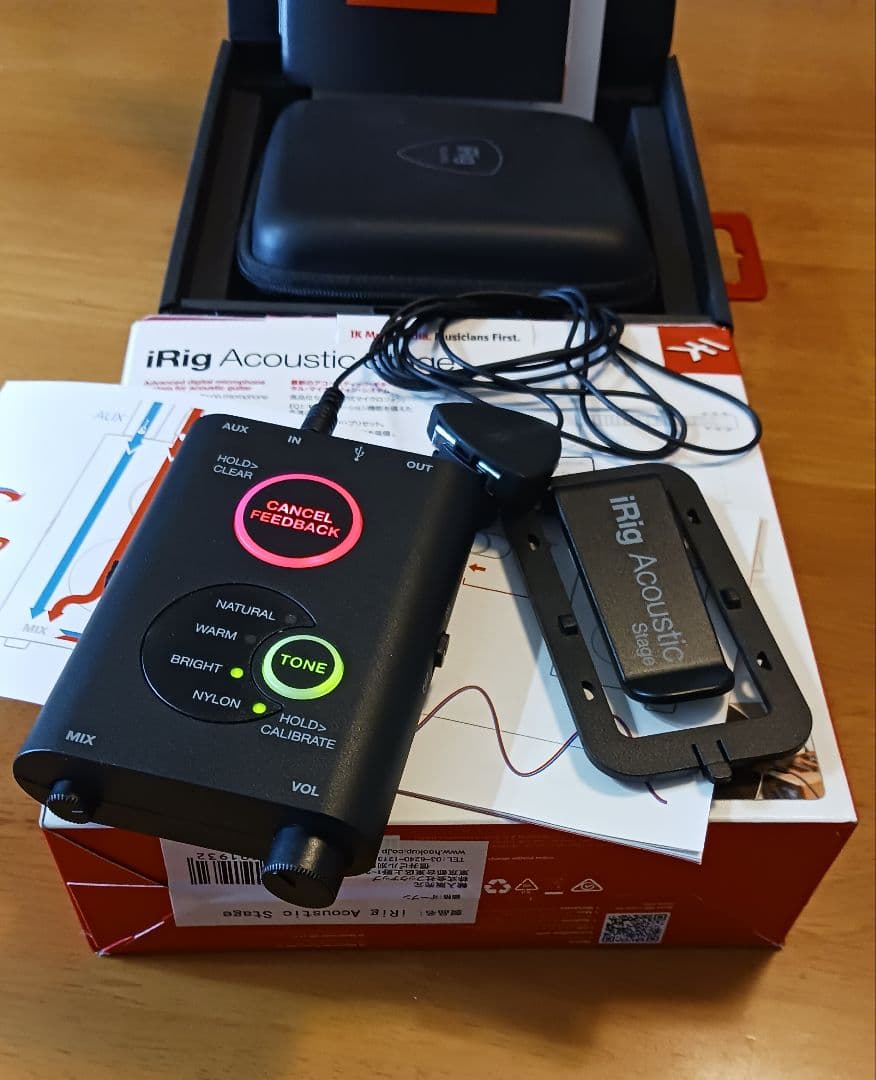 iRig Acoustic Stage アコギ用マイク&プリアンプ