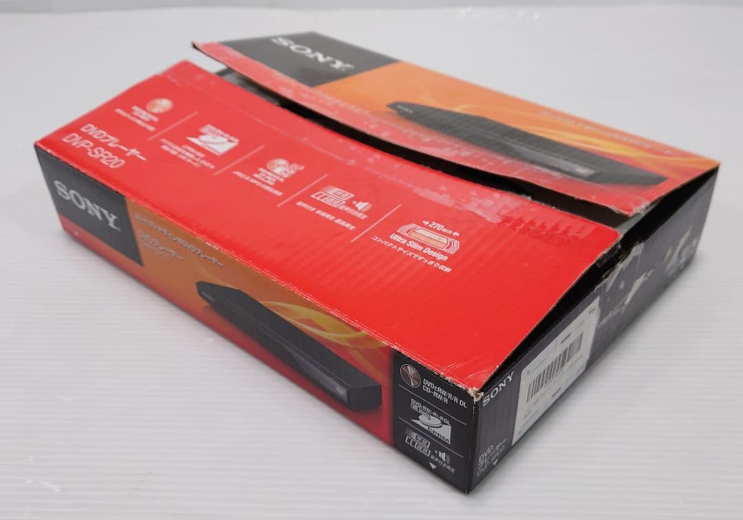 ソニー DVDプレーヤー ブラック 再生専用 DVP-SR20【未使用品】
