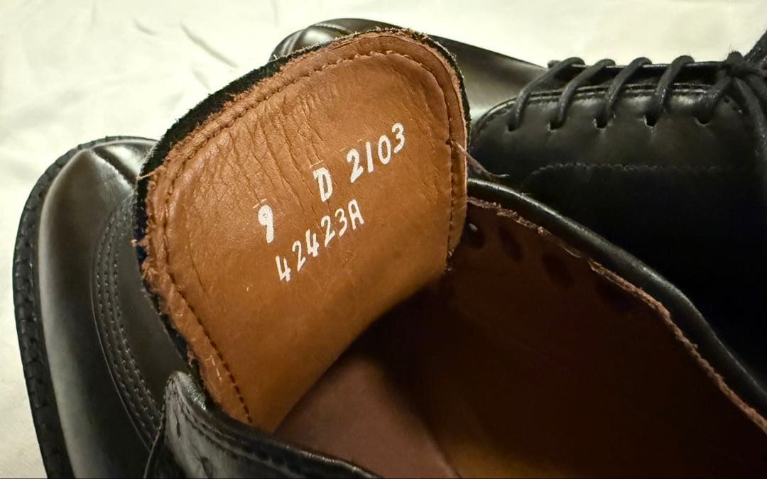 靴 Allen Edmonds 2103 Walton Black dress 9D