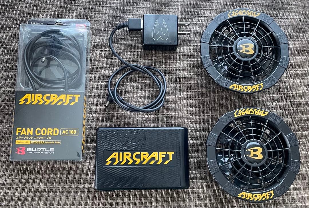 AIRCRAFT ファン セット + BURTLE ベスト(M)