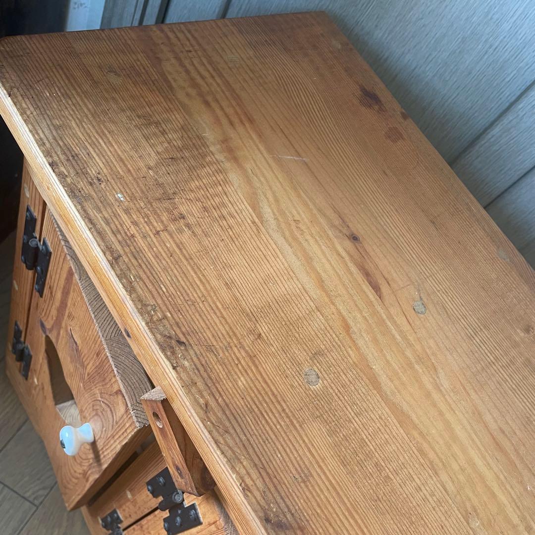 ココア◎used）カントリー家具　キャビネット　ローボード　テレビ台