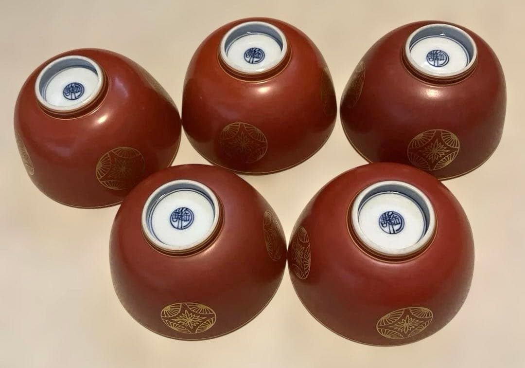 京焼　骨董　京都　澤村陶哉　向付　五客　共箱あり　懐石　音羽山窯