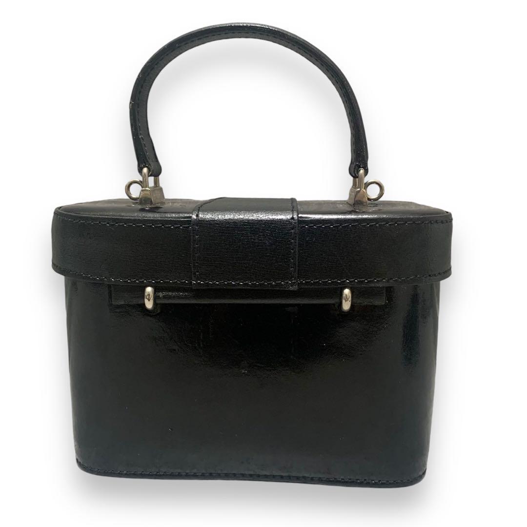 希少 フェンディ FENDI バニティバッグ レザー 2way ハンドバッグ