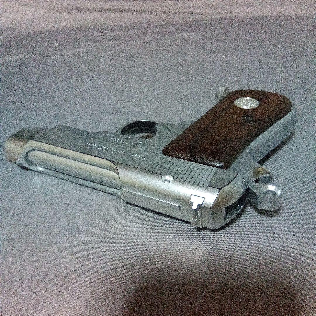 k*4様 タナカ ワークス M1934 ブローバック　木製グリップ　シルバーモデ