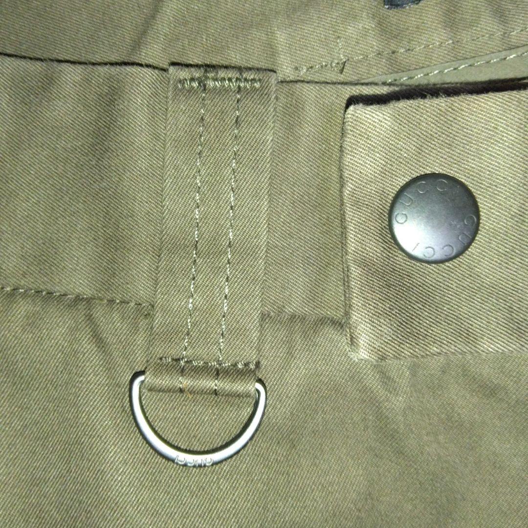 【 未使用 】GUCCI カジュアルパンツ カーキ色 Lサイズ