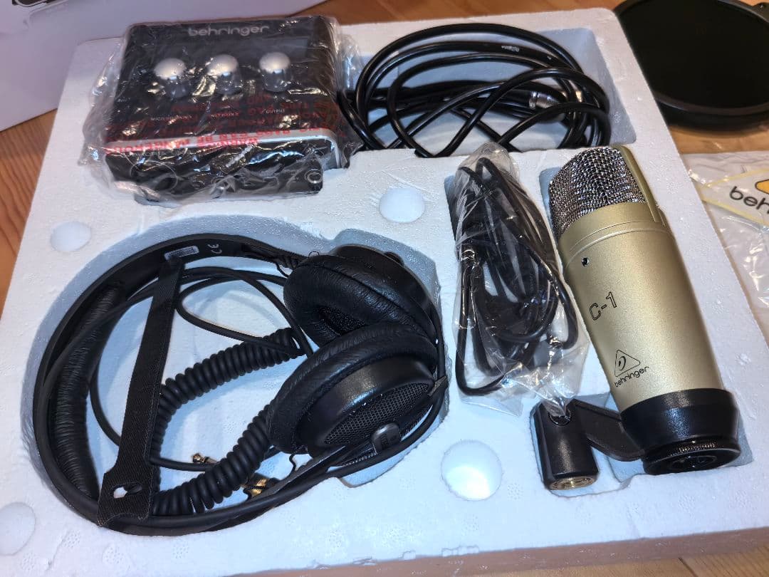 BehringerU-PHORIA セット＋マイクアーム マイクスタンド