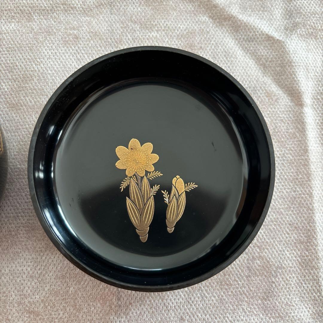 茶道具 棗　高崎秋峰　つくし　蕨　輪島塗