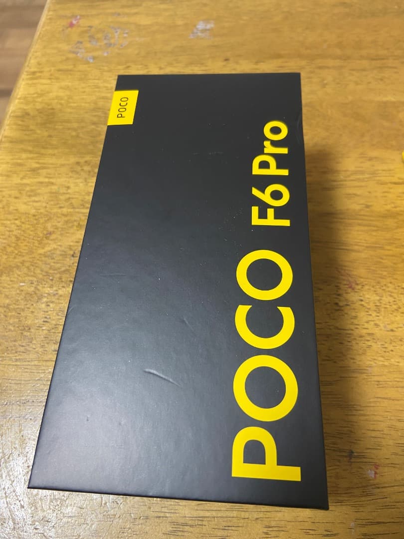 POCO F6 Pro 本体 120W充電器付き