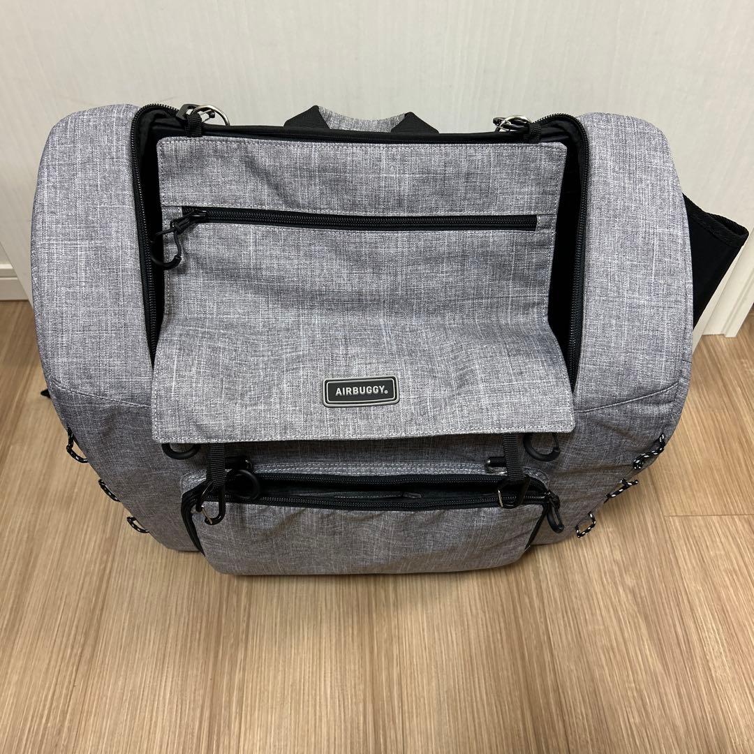 エアバギー 3ウェイバックパックキャリー [ワイドサイズ] グレー