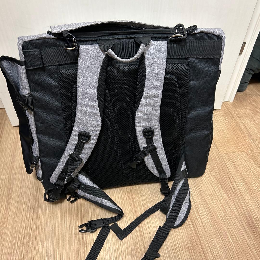 エアバギー 3ウェイバックパックキャリー [ワイドサイズ] グレー