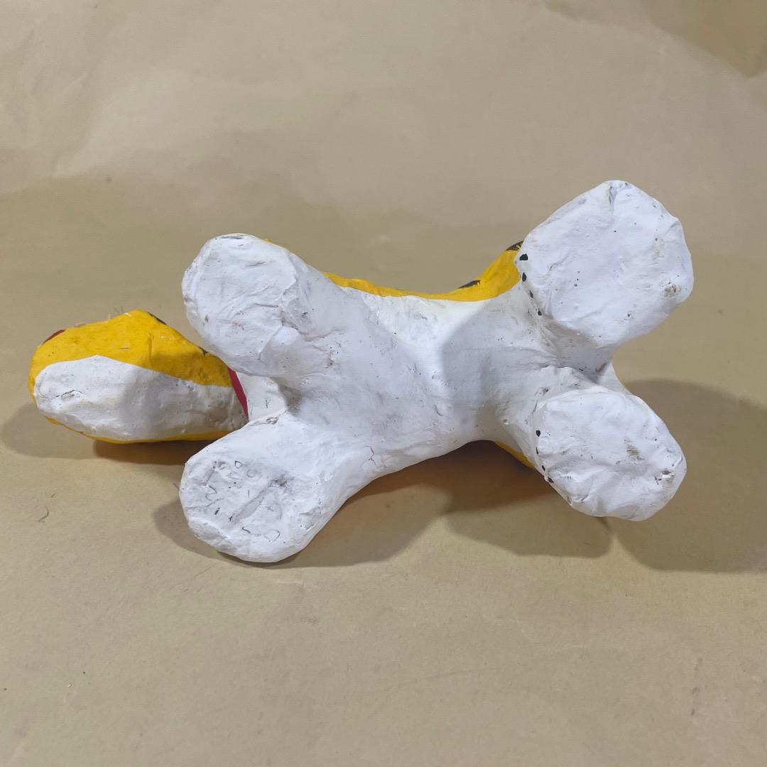 K142・　那覇張子　虎一対　郷土玩具、廃絶、縁起物、民俗、伝統工芸