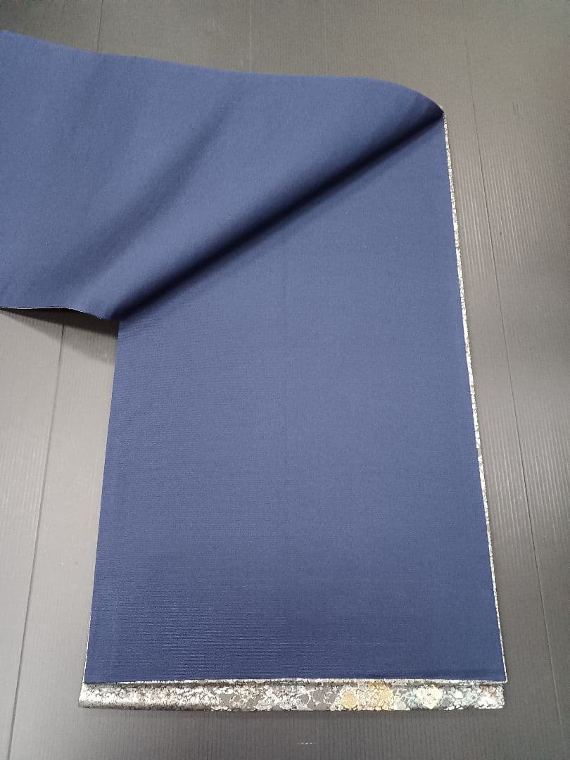 ［六通］袋帯　中古美品　藍染 O-330