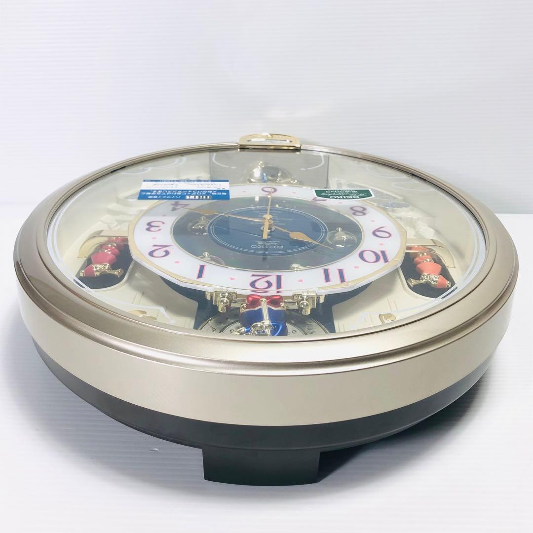 【極美品♪】SEIKO セイコー からくり電波掛け時計 RE555S 電波時計