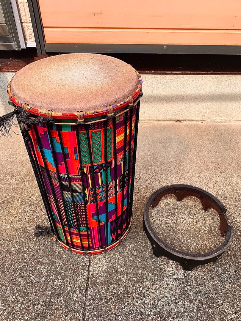 フリースタイルドラムVOD10ケンケニ Afro fabric edition