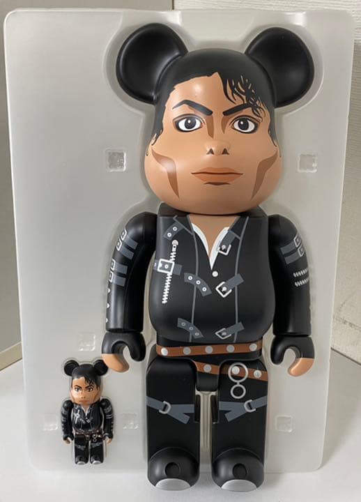 ベアブリック/400%/マイケルジャクソン/限定/BAD/100%/美品/箱付