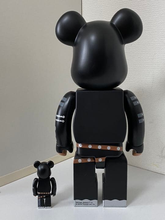 ベアブリック/400%/マイケルジャクソン/限定/BAD/100%/美品/箱付