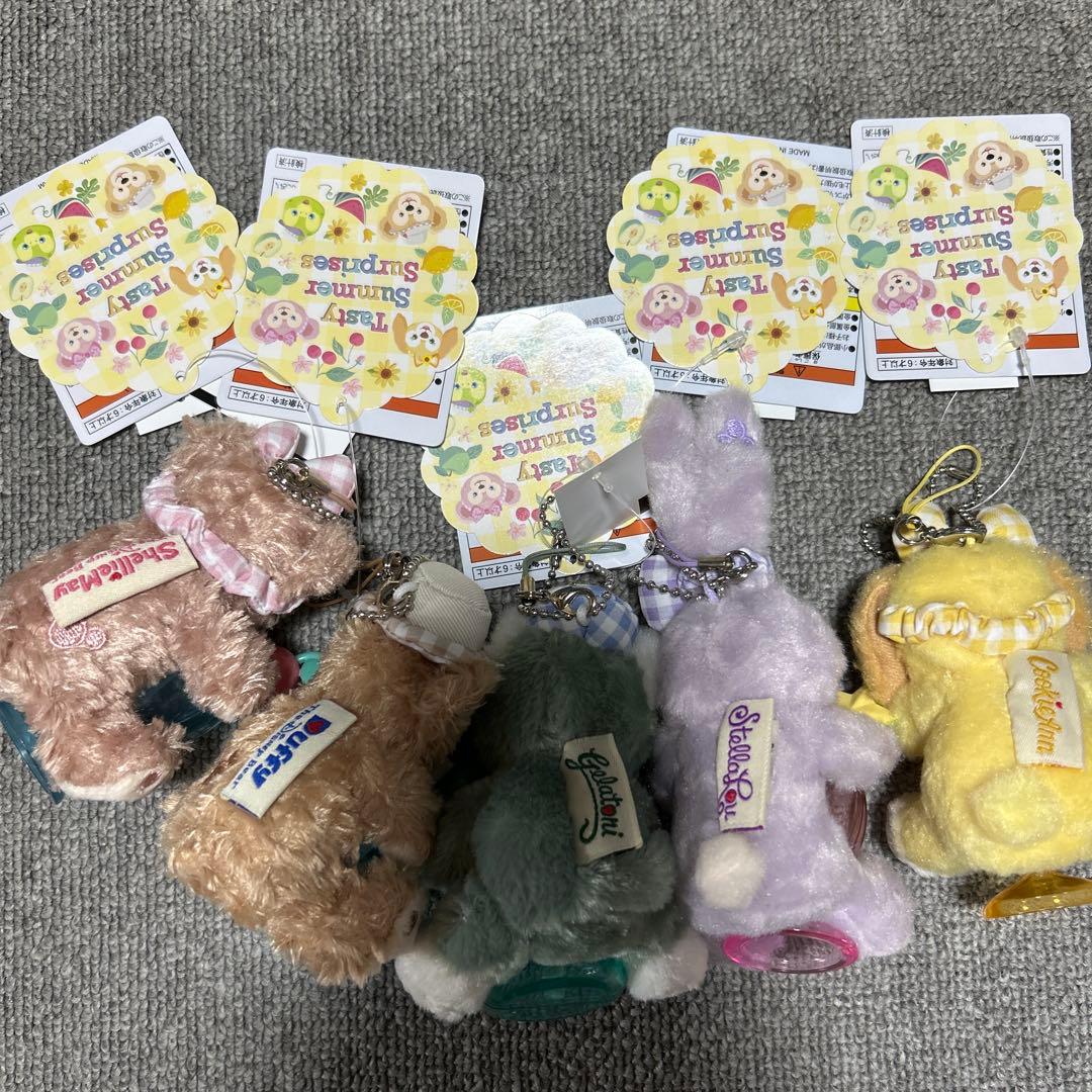 テイスティサマーサプライズ　ぬいスト　5種セット　ダッフィー&フレンズ　TDS