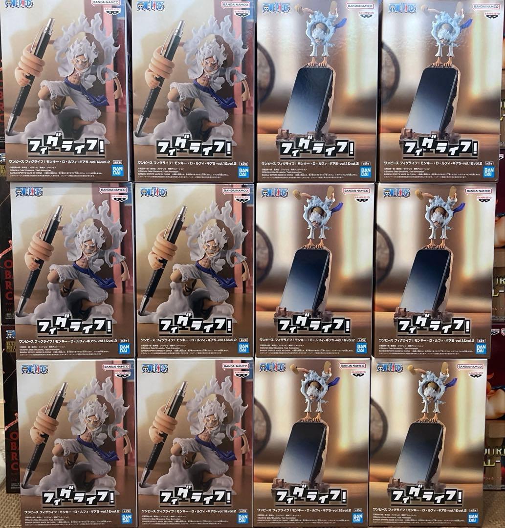 ワンピースフィギュア　フィグライフ　ルフィ×12個セット