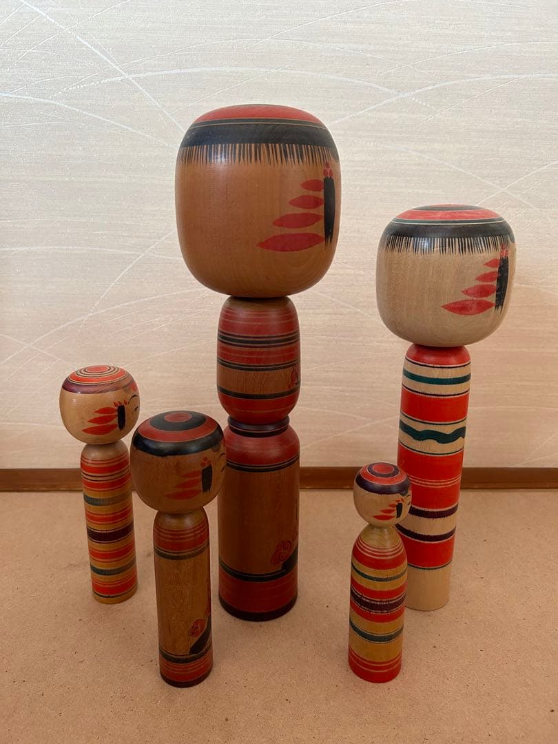 こけし 弥治郎系 高橋精志 5本セット