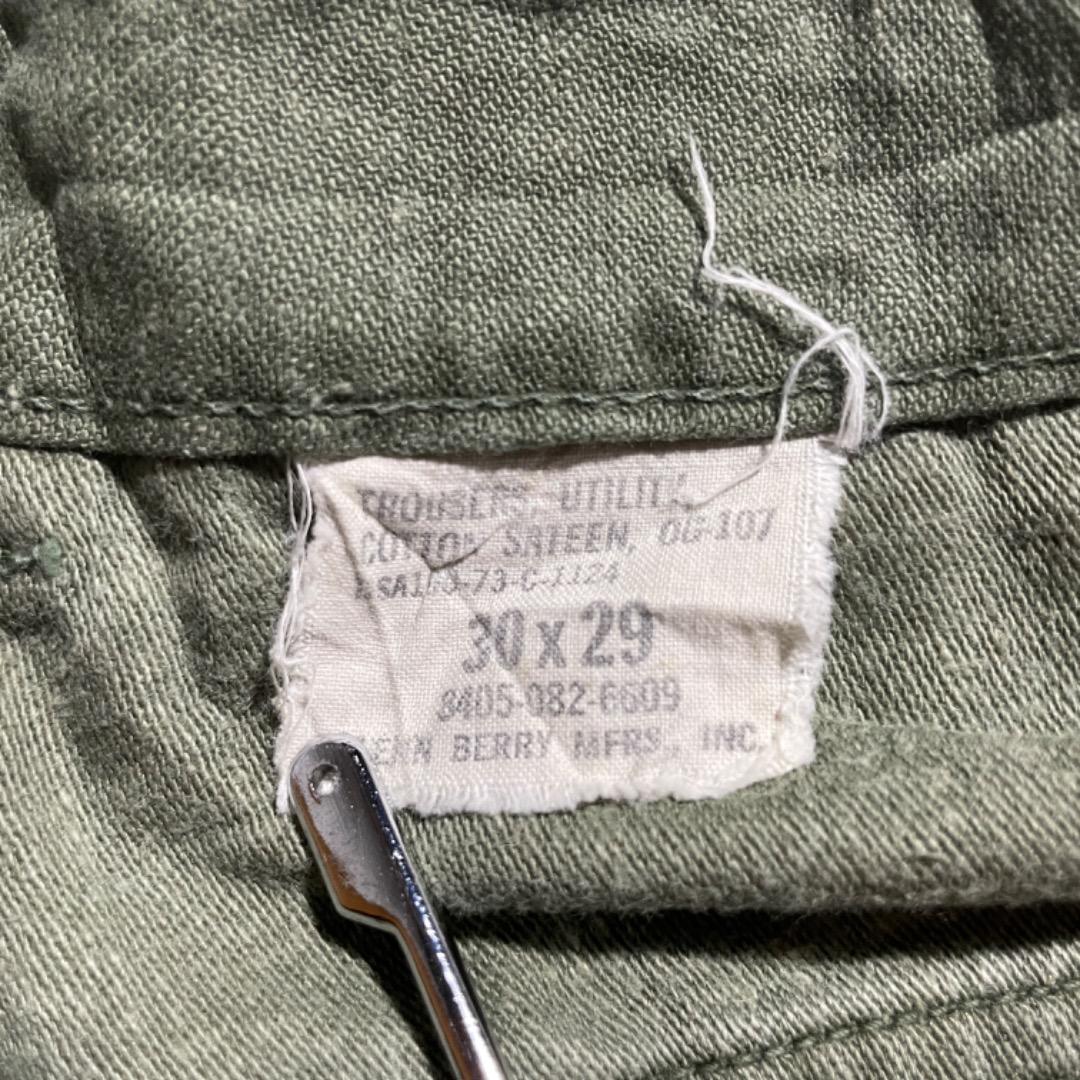 70s アメリカ軍 実物 0G107 baker pants 30×29