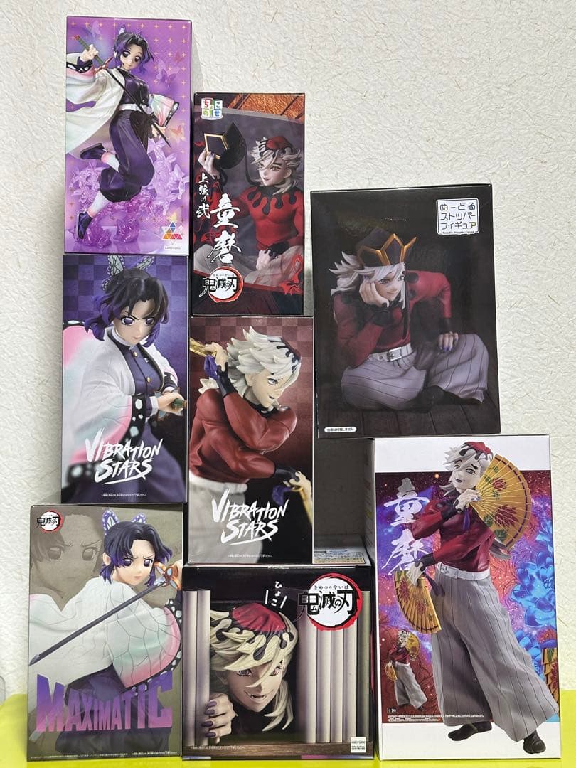 【レア含　未開封新品】鬼滅の刃　童磨　胡蝶しのぶ　フィギュア8体セット