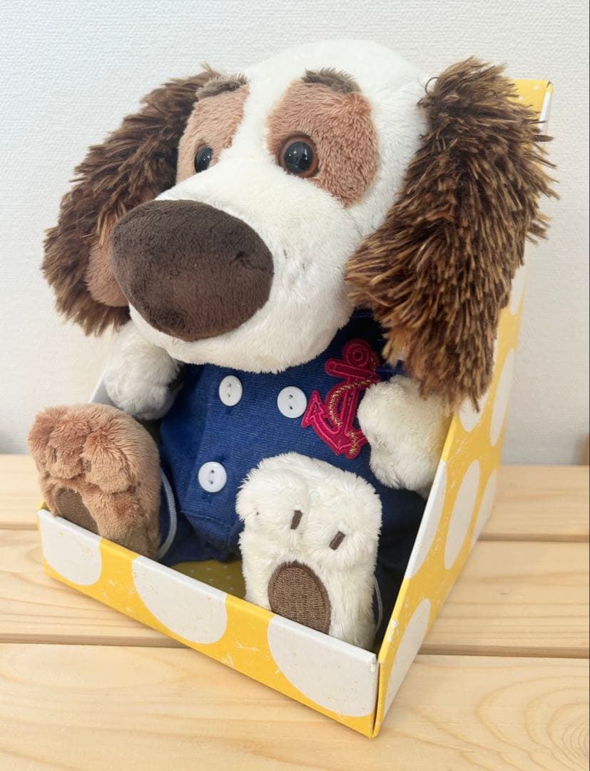 ロシア製ぬいぐるみ BUDI BASA バルトロメイ 犬20cm