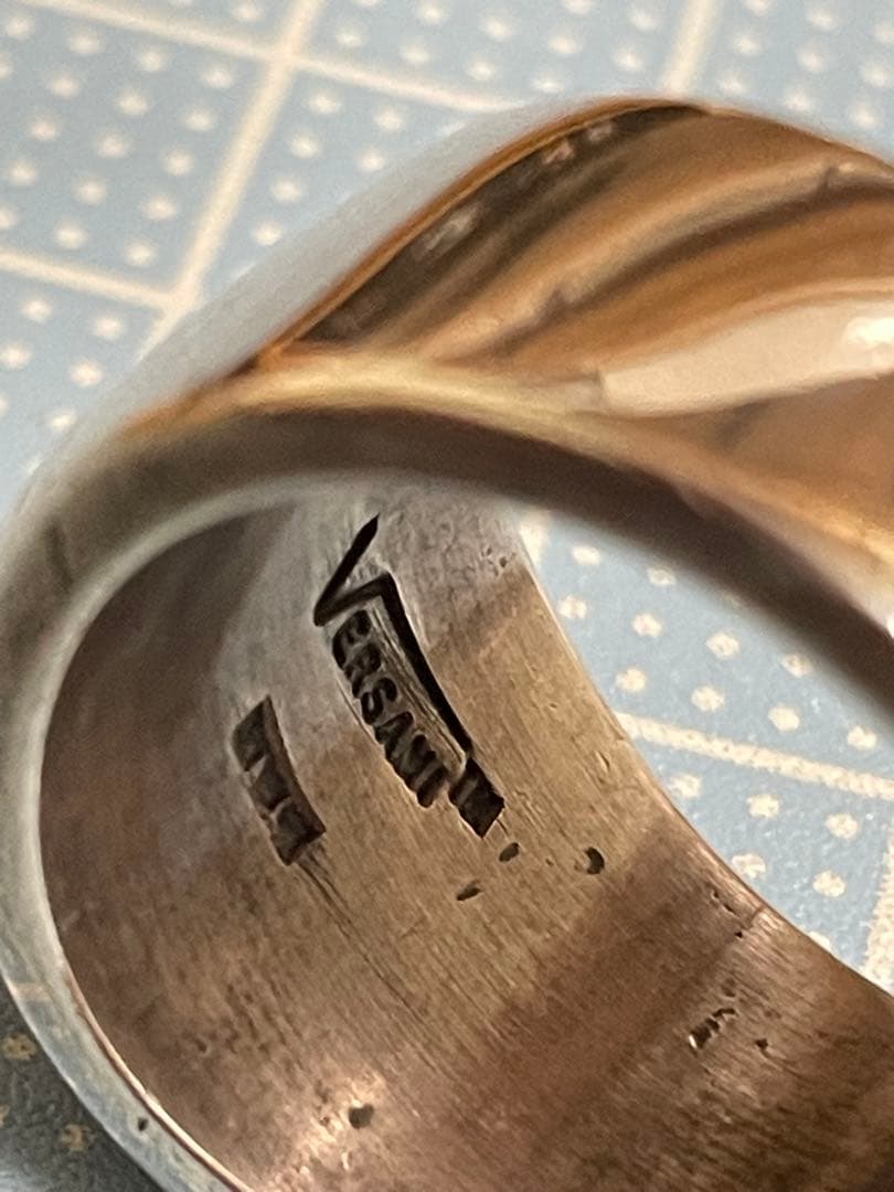 デッドストック　VERSANI シルバーリング　#21 925【m1523 】