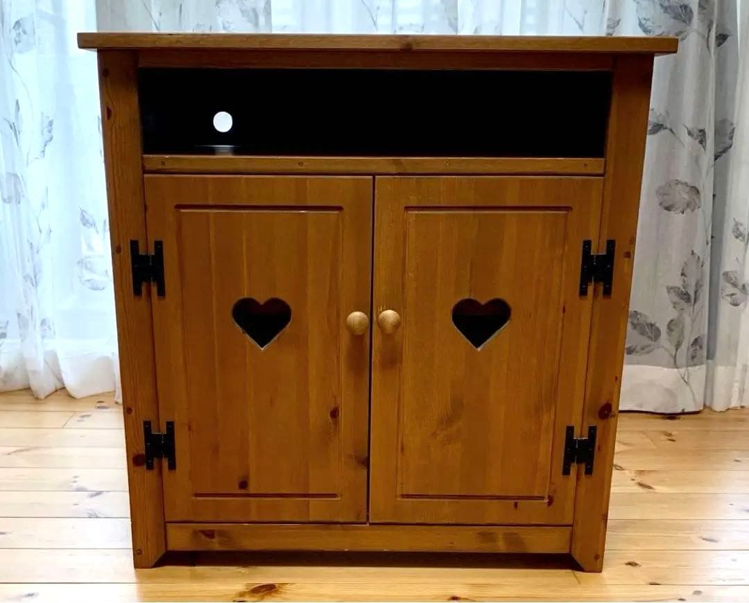 カントリー家具 収納　ハート【送料込】