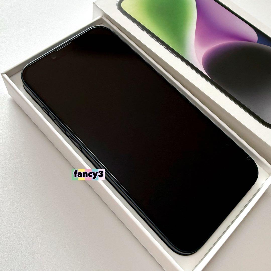 美品★１２８ＧＢ★ミッドナイト/iphone14★SIMフリー