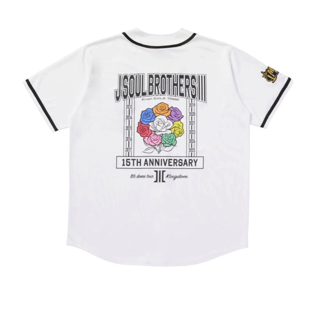 三代目JSOULBROTHERS 【FC限定】ベースボールシャツ/WHITE