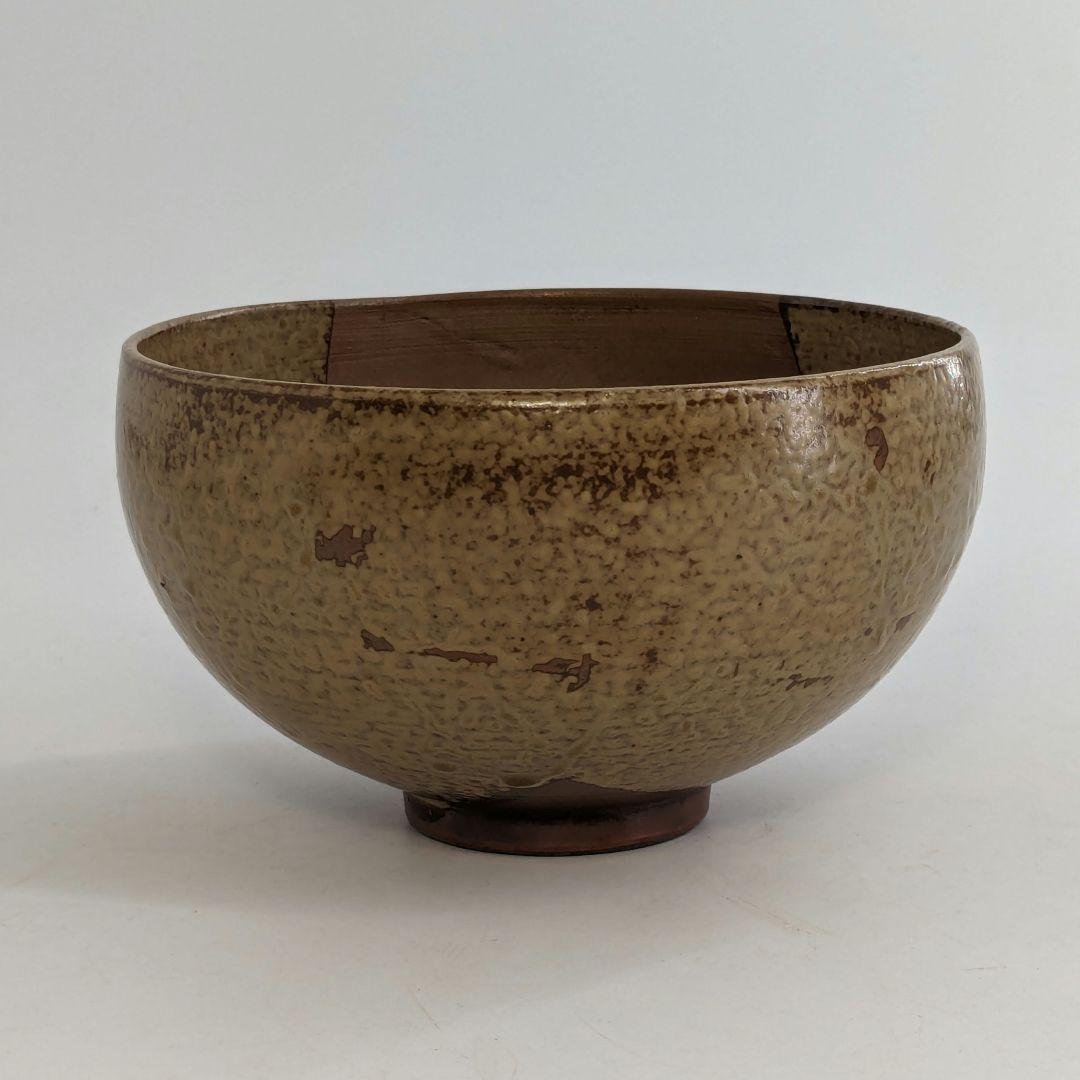 人間国宝 山本陶秀（楽友銘） 備前焼 茶盌 共箱合布栞 抹茶碗 抹茶茶碗 茶道具