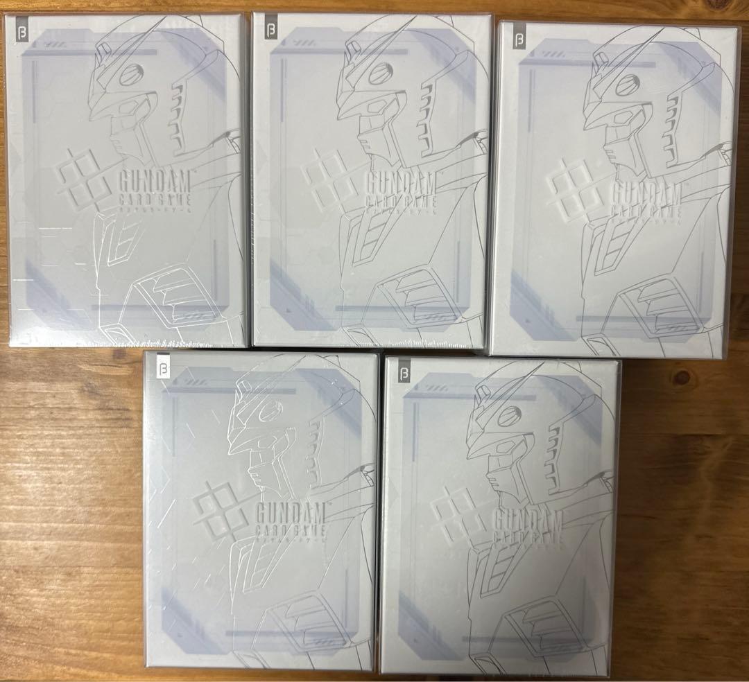 【新品】ガンダムカードゲームリミテッド Ver.β 5BOX シュリンク付き