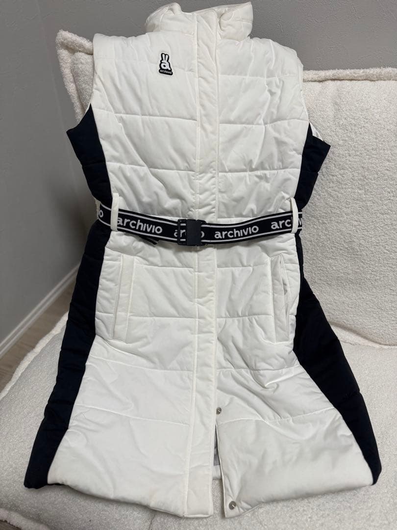 ものarchivio アルチビオ中綿ベスト レッグウォーマー付きサイズ40